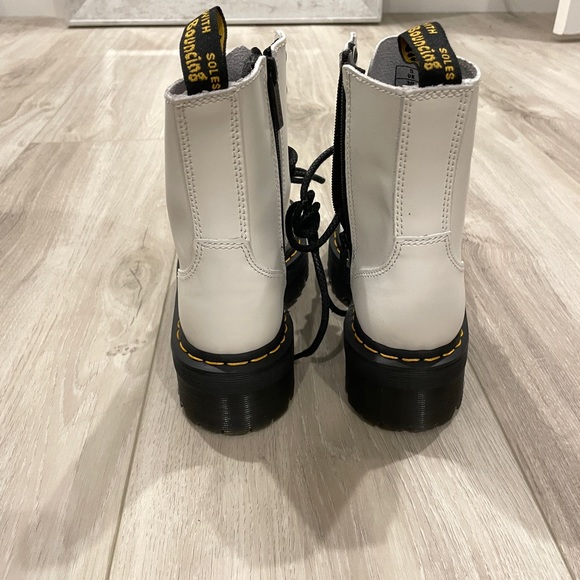 White Platform Doc Martens - Picture 10 of 12